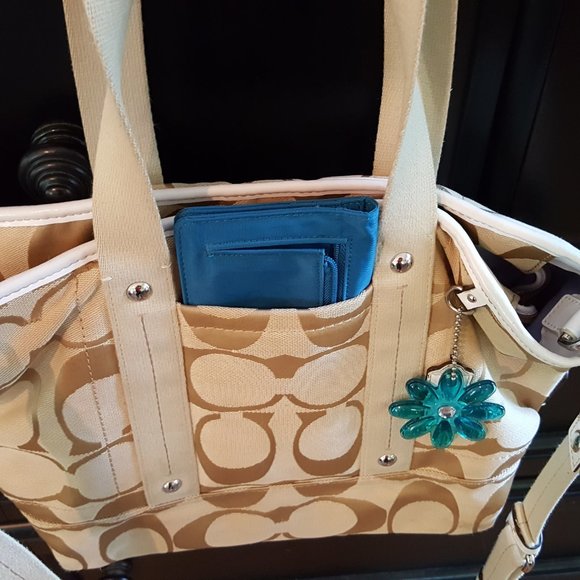 Coach Daisy Signature Canvas Tote - Picture 6 of 11